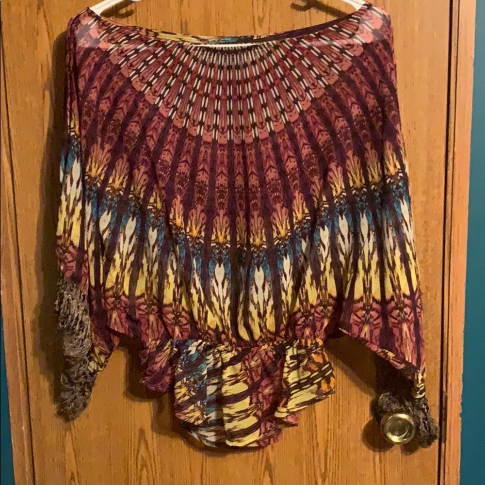 Flashy dress top